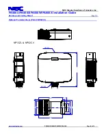 Предварительный просмотр 9 страницы NEC PA500U Series Installation Manual