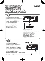 NEC PA600X Series Quick Setup Manual предпросмотр