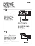 NEC PA621U Quick Setup Manual preview