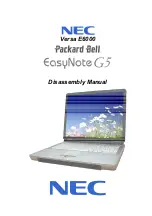 NEC Packard Bell EasyNote G5 Disassembly Manual preview