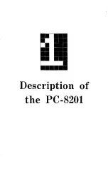 Предварительный просмотр 10 страницы NEC PC-8201A User Manual