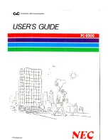 Preview for 1 page of NEC PC-8300 User Manual