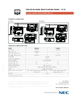 Предварительный просмотр 2 страницы NEC PDWHM-M Manual