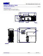 Предварительный просмотр 3 страницы NEC PE401H Installation Manual