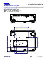 Предварительный просмотр 4 страницы NEC PE401H Installation Manual