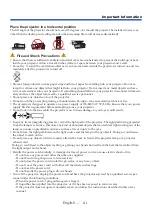 Preview for 5 page of NEC PE401H User Manual