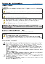 Preview for 3 page of NEC PE506UL User Manual