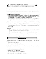 Preview for 2 page of NEC PF-51V21 Instructions Manual