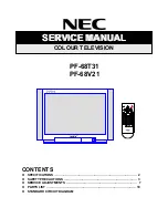 NEC PF-68T31 Service Manual preview