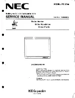 Preview for 1 page of NEC PG-2740 Service Manual