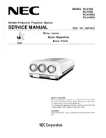 NEC PG-6100 Service Manual preview