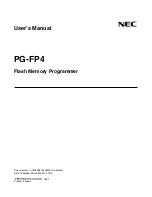 NEC PG-FP4 User Manual preview