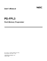 NEC PG-FPL3 User Manual preview