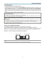 Preview for 7 page of NEC PH1000U User Manual