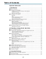 Preview for 10 page of NEC PH1000U User Manual