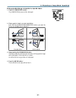 Preview for 35 page of NEC PH1000U User Manual