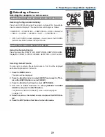 Preview for 36 page of NEC PH1000U User Manual