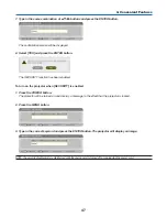 Preview for 61 page of NEC PH1000U User Manual