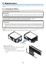 Предварительный просмотр 67 страницы NEC PH1002HL Installation Manual