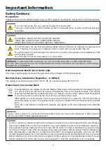 Preview for 4 page of NEC PH1202HL Installation Manual