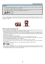 Preview for 6 page of NEC PH1202HL Installation Manual