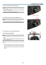 Preview for 35 page of NEC PH1202HL Installation Manual