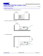 Preview for 8 page of NEC PH2601QL Installation Manual