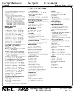 Preview for 1 page of NEC Pinwriter P5 Specification