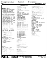 Preview for 1 page of NEC Pinwriter P9XL Specification