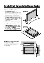 Предварительный просмотр 8 страницы NEC PlasmaSync 4205W User Manual