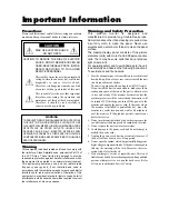 Preview for 4 page of NEC PlasmaSync 42MP3 User Manual