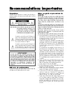 Preview for 6 page of NEC PlasmaSync 42MP3 User Manual