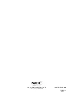 Preview for 65 page of NEC PlasmaSync 42MP3 User Manual