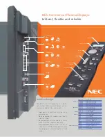 Preview for 2 page of NEC PlasmaSync 42VM5 Brochure
