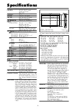 Preview for 6 page of NEC PlasmaSync 42XM2 Model Information
