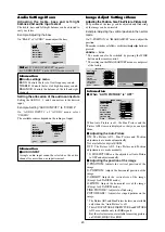 Preview for 20 page of NEC PlasmaSync 42XM3 Operation Manual