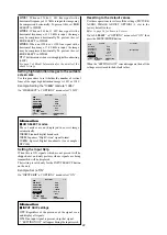 Preview for 22 page of NEC PlasmaSync 42XM3 Operation Manual