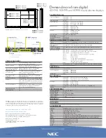Предварительный просмотр 2 страницы NEC PlasmaSync 42XM4 Specifications