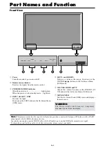 Предварительный просмотр 9 страницы NEC PlasmaSync 42XM4 User Manual