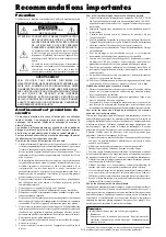 Preview for 94 page of NEC PlasmaSync 42XM4 User Manual