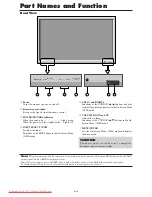 Preview for 9 page of NEC PlasmaSync 42XM5 PX-42XM5G User Manual