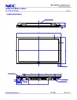 Предварительный просмотр 3 страницы NEC PlasmaSync 42XR4 Installation Manual