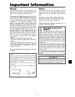 Предварительный просмотр 3 страницы NEC PlasmaSync 42XR4 Model Information