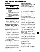 Preview for 5 page of NEC PlasmaSync 42XR4 Operation Manual