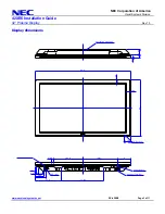 Предварительный просмотр 3 страницы NEC PlasmaSync 42XR5 Installation Manual