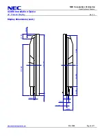 Предварительный просмотр 5 страницы NEC PlasmaSync 42XR5 Installation Manual
