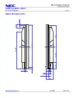 Preview for 5 page of NEC PlasmaSync 42XR5 Installation Manual