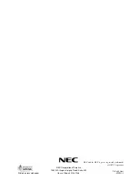 Preview for 148 page of NEC PlasmaSync 42XR5 Operation Manual