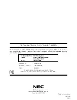 Preview for 60 page of NEC PlasmaSync 5000W User Manual