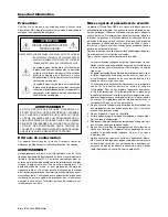 Preview for 5 page of NEC PlasmaSync 50PD2 User Manual